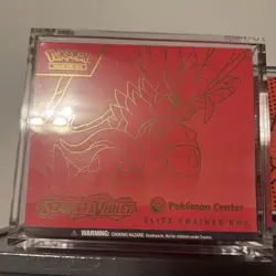 Scarlet & Violet Base Pokemon Center Exclusive Elite Trainer Box (Koraidon) ETB - Image 1