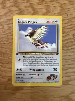 Koga’s Pidgey [1st Edition] #49 Pokemon Gym Challenge - Image 1