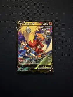 Pokemon TCG Silver Tempest Blaziken v Trainer Gallery TG14/TG30 - Image 1