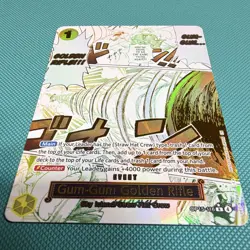 Bandai One Piece Card Game Gum-Gum Golden Rifle OP15-116 Alt Art Foil R English - Image 2