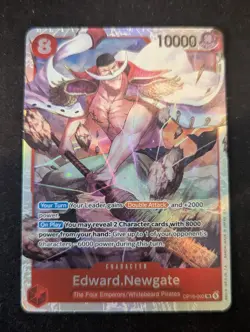 Edward.Newgate OP16-003 Super Rare The Time of Battle One Piece Near Mint P16 - Image 1