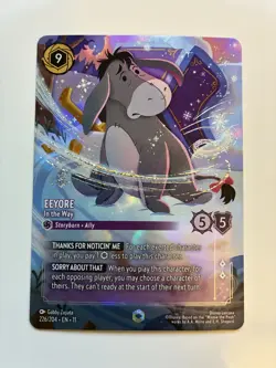 Eeyore 226/204 (LP) - Disney Lorcana: Winterspell - Enchanted (Line On Back) - Image 1