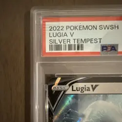 Pokemon Lugia V 138/195 Swsh12 Silver Tempest Holo Ultra Rare PSA 9 - Image 2