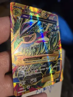 Pokemon TCG M Rayquaza EX Shiny Full Art Holo Card XY-Ancient Origins 98/98 - Image 2