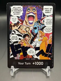 One Piece TCG The Time of Battle - OP16 Don!! Card Your Turn +1000 - Image 1