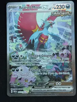 Roaring Moon ex - 251/182 - SIR - Paradox Rift - Pokemon Card NM - Image 1
