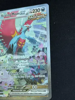 Roaring Moon ex - 251/182 - SIR - Paradox Rift - Pokemon Card NM - Image 3