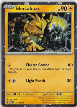Miscellaneous Cards & Products Holo Promo 125/165 Electabuzz - (Cosmos Holo) - Image 1