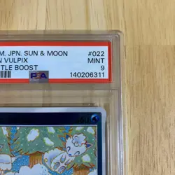 PSA9 Alolan Vulpix SM4+ Japanese Pokemon Card MINT 9 - Image 3