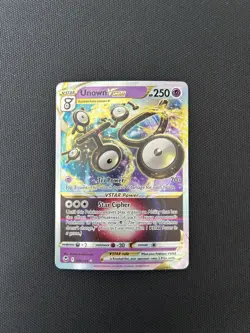Unown VSTAR - 066/195 - Pokemon Silver Tempest Sword & Shield Ultra Rare Card NM - Image 1