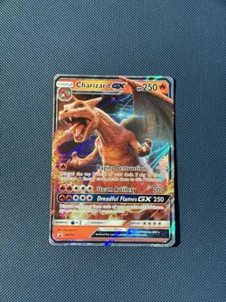 Pokemon TCG 2 Holo Card Lot Charizard GX 20/147/Charizard GX SM195 promo HP/DMG - Image 2