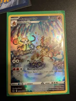 Pokemon TCG Magmortar Crown Zenith Galarian Gallery Holo Rare Card GG03/GG70 - Image 3