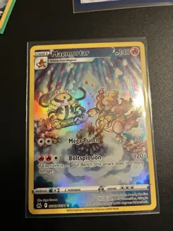 Pokemon TCG Magmortar Crown Zenith Galarian Gallery Holo Rare Card GG03/GG70 - Image 4