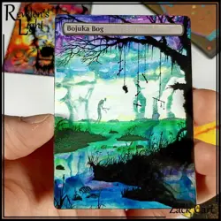 Bojuka Bog Altered Art - Hand Painted MTG Alter - Magic - Image 1