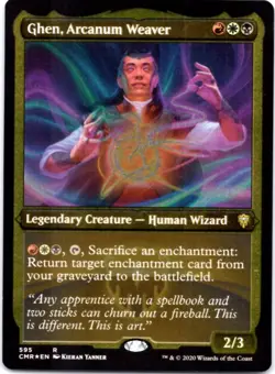 Ghen, Arcanum Weaver (Foil Etched) (Foil) Commander Legends, 595 NM - Image 1