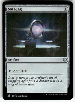 SOL RING #276 MTG STARTER COMMANDER DECKS UNCOMMON - Image 1