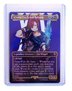 G'raha Tia, Scion Reborn Legendary Creature - Cat Wizard #211 New Surge Foil FF - Image 1