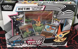Pokemon TCG Victini Illustration Collection Black Bolt White Flare SEALED NEW - Image 2