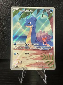 Misty's Lapras 194/182 Destined Rivals Pokemon NM Illustration Rare - Image 1