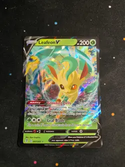 Leafeon V 007/203 Holo V Rare Evolving Skies Pokemon NM - Image 1