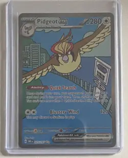 The Pokemon Company Pidgeot ex 225/197 Ultra Rare Full Art Holo SV03 EN 280HP - Image 1