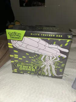 Factory Sealed Pokemon TCG Mega Evolution Perfect Order ETB Elite Trainer Box - Image 1