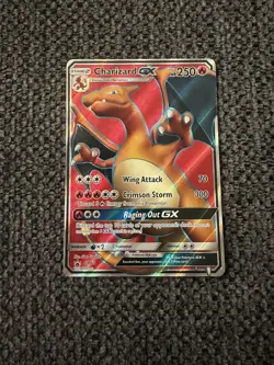 2017 Pokemon Charizard GX SM60 Black Star Promo Full Art Holo - Image 1