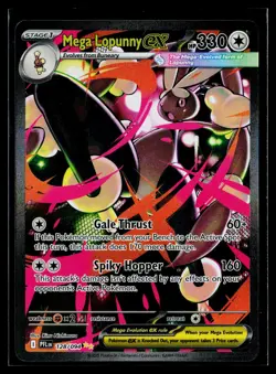 Mega Lopunny ex 128/094 Special Illustration Rare Phantasmal Flames Pokemon NM - Image 1