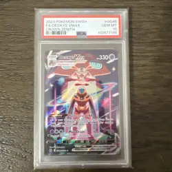 2023 POKEMON SWORD & SHIELD CROWN ZENITH #GG45 FULL ART/DEOXYS VMAX PSA 10 - Image 1