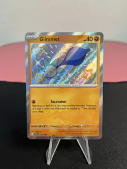 Glimmet 179/091 Pokemon SV: Paldean Fates Shiny Rare Holo - Near Mint - Image 1