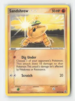 Sandshrew 82/113 Common Delta Species Pokemon Moderately Played - Image 1