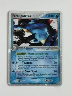 Pokemon TCG Feraligatr ex #103/115 Unseen Forces Holo Silver Border - Image 1