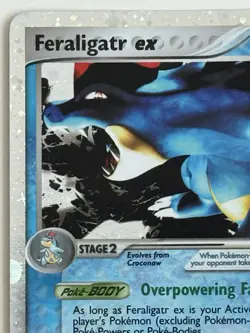 Pokemon TCG Feraligatr ex #103/115 Unseen Forces Holo Silver Border - Image 2