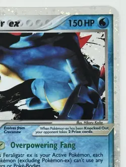 Pokemon TCG Feraligatr ex #103/115 Unseen Forces Holo Silver Border - Image 3