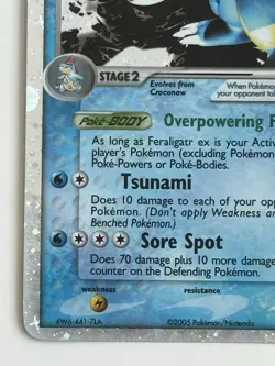 Pokemon TCG Feraligatr ex #103/115 Unseen Forces Holo Silver Border - Image 5