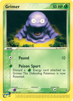 GRIMER 57/97 C DRAGON POKEMON LP MORII - Image 4