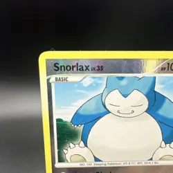 Pokemon Snorlax 37/130 Diamond and Pearl Rare Reverse Holo Basic 100 HP Eng - Image 2