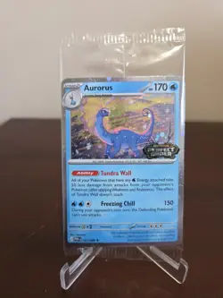 Aurorus 024/088 Cosmo Holo Pokemon Perfect Order Stamped Promo SEALED Barnes - Image 1