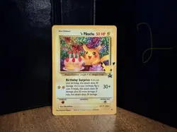 Pokemon Birthday Pikachu 24/53 Celebrations Classic Collection Holo NM - Image 1