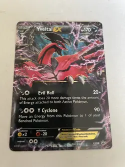 Yveltal EX XY08 Pokemon TCG XY Promos Excellent Condition Holo NM-LP - Image 1