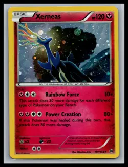 Xerneas (Cosmos Holo) 107/162 Holo Promo Blister Exclusives Pokemon Holo MP - Image 1