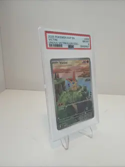 2025 POKEMON SVP PROMO UNOVA VICTINI ILLUSTRATION COLLECTION #208 VICTINI PSA 8 - Image 2