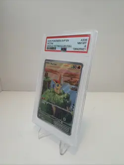 2025 POKEMON SVP PROMO UNOVA VICTINI ILLUSTRATION COLLECTION #208 VICTINI PSA 8 - Image 3
