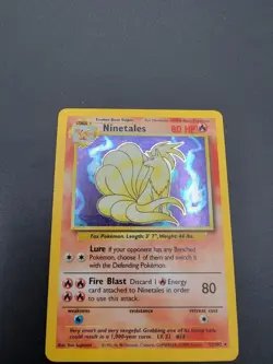 Pokemon TCG Ninetales Base Set 12/102 Holo 1999-2000 Wizards Base Set - Image 1