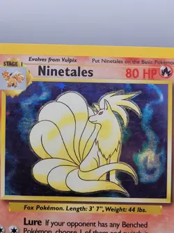 Pokemon TCG Ninetales Base Set 12/102 Holo 1999-2000 Wizards Base Set - Image 3