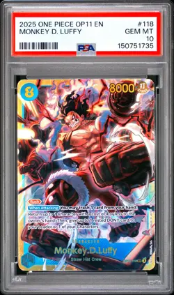 Monkey D. Luffy 118 One Piece Op11 One Piece PSA 10 - Image 1