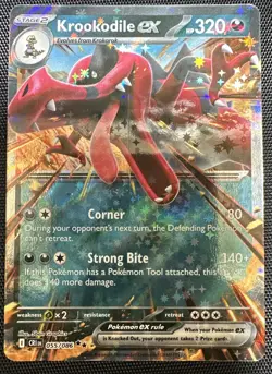 KROOKODILE EX - 055/086 - Double Rare - Chaos Rising - Pokemon - NM - Image 2