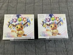Pokemon TCG Prismatic Evolutions Etb Lot of 2 SMALL TEAR On One of Them Sealed - Image 1