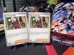 🌊🐸chaos rising pokemon (AZs)AZ’s Tranquility x2 Uncommon Trainer🔥 - Image 1