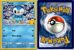Piplup 020/025 McDonald's 25th Anniversary Promos Pokemon TCG Holo P NM - Image 3